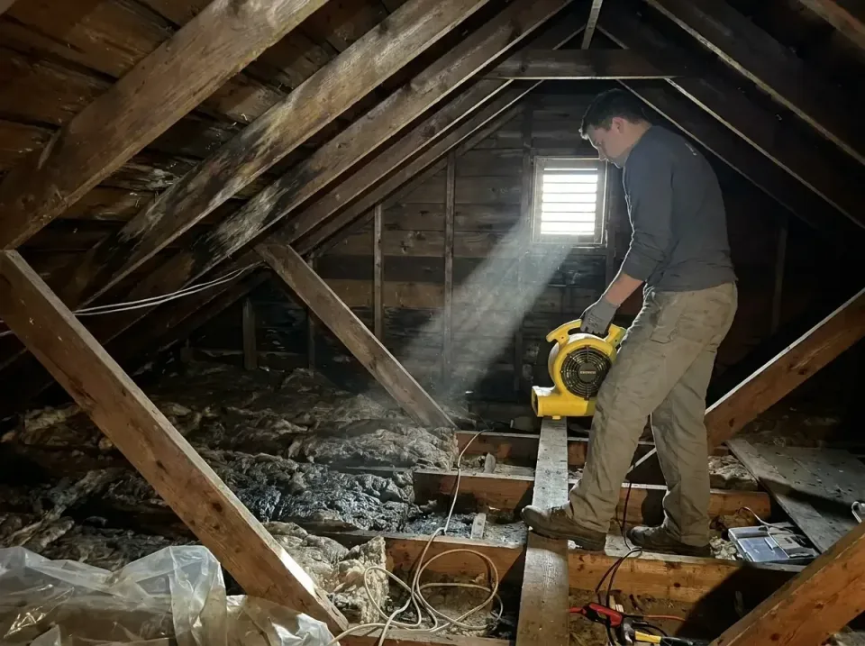 attic-water-damage-drying-proc-007 — frequently asked questions, Emergency Water Extraction & 24/7 Flood Response in Destreh…